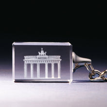 Lade das Bild in den Galerie-Viewer, Glas Schlüsselanhänger &quot;Brandenburger Tor Berlin&quot; | Einzigartige Geschenke, mit Fotos, Individuelle Designs, Lasergravur, Hochwertige Gravur, Umweltschutz-Geschenke, Kulturelles, Umweltfreundlich, Kunst, Naturliebhaber, Sehenswürdikeiten Geschichte, 3D-Geschenke aus Glas, Kristallgravur, 3D-Glasgravur, 3D-Modellierung in Glas, Hochwertiges Kristallglas, Erinnerungsstücke, Mitbringsel für Ärzte Akademiker Studenten, kleine Aufmerksamkeit, edle Geschenkideen,  clarisso vision | Religiöses | Geschenk Helden
