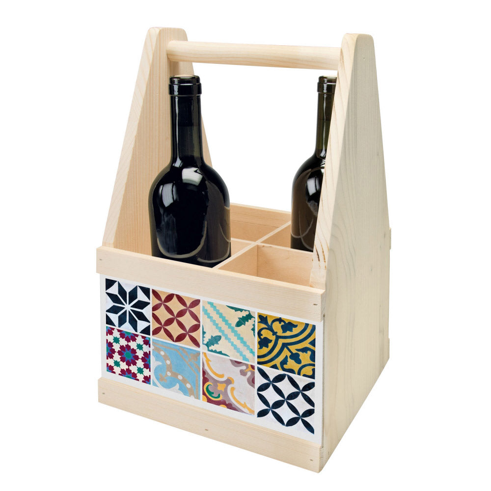 Weinkorb Weinbox Flaschenträger aus Holz Geschenkidee für Weinliebhaber Weintrinker Rotwein Weißwein edle Präsente mit Stil Weinpräsentation Weinaufbewahrung moderne wohnaccessoires küchenaccessoires