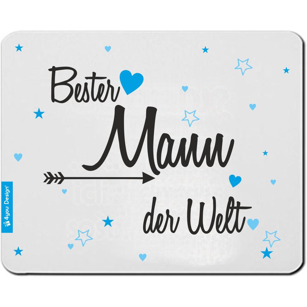 Mousepad Mann der Welt Valentinstagsgeschenk Ehemann Jahrestag Liebe