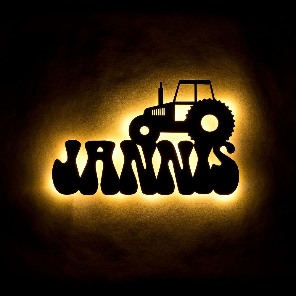 Traktor Nachtlicht - Personalisiertes Geschenk