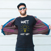 Lade das Bild in den Galerie-Viewer, T-Shirt &quot;Watt Volt Ihr?&quot; | Männer Fun Shirts mit Spruch | Geschenkidee für Elektriker
